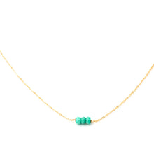 Load image into Gallery viewer, Three Bead Necklace
