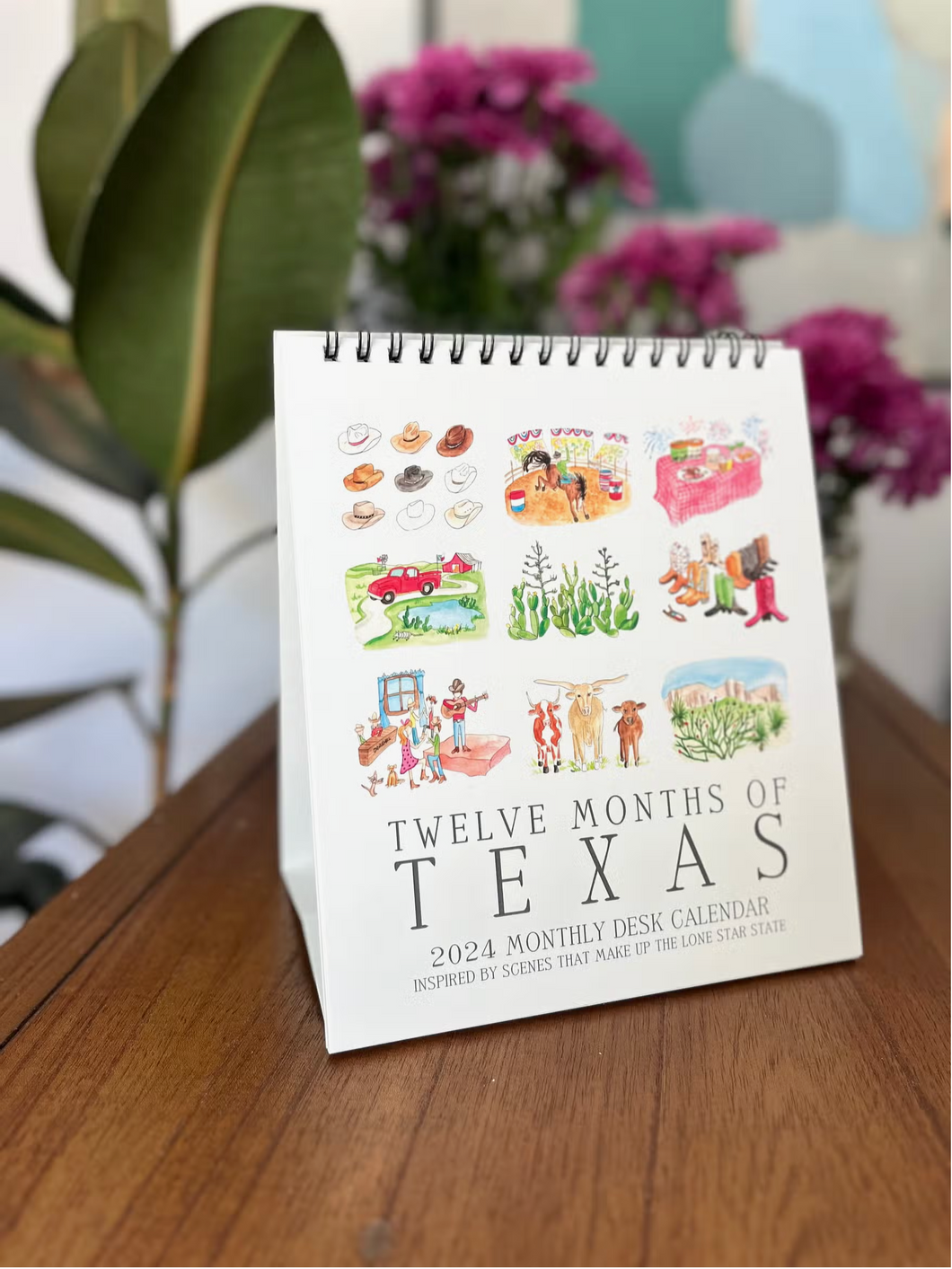 2024 Texas Desk Calendar