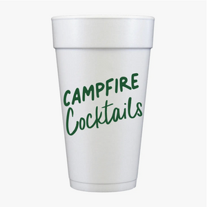 Campfire Cocktails Foam Cups