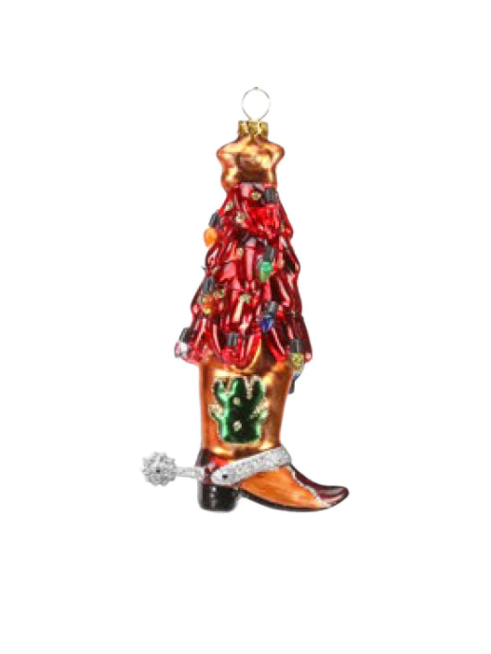 Western Boot & Tree Ornament