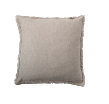 Load image into Gallery viewer, Stonewashed Linen Pillow, Natural
