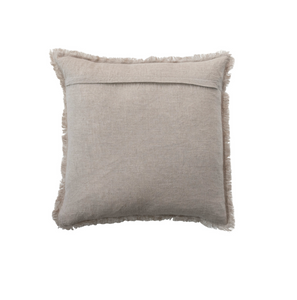 Stonewashed Linen Pillow, Natural