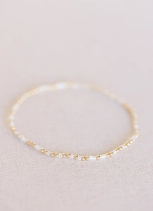 Goldie Sprinkle White Bracelet
