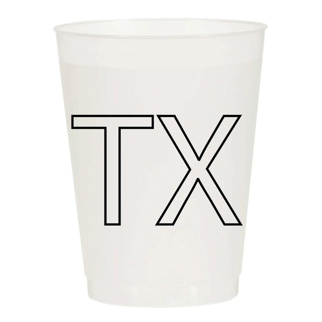 TX Southern Pride Frost Cups Set of 6