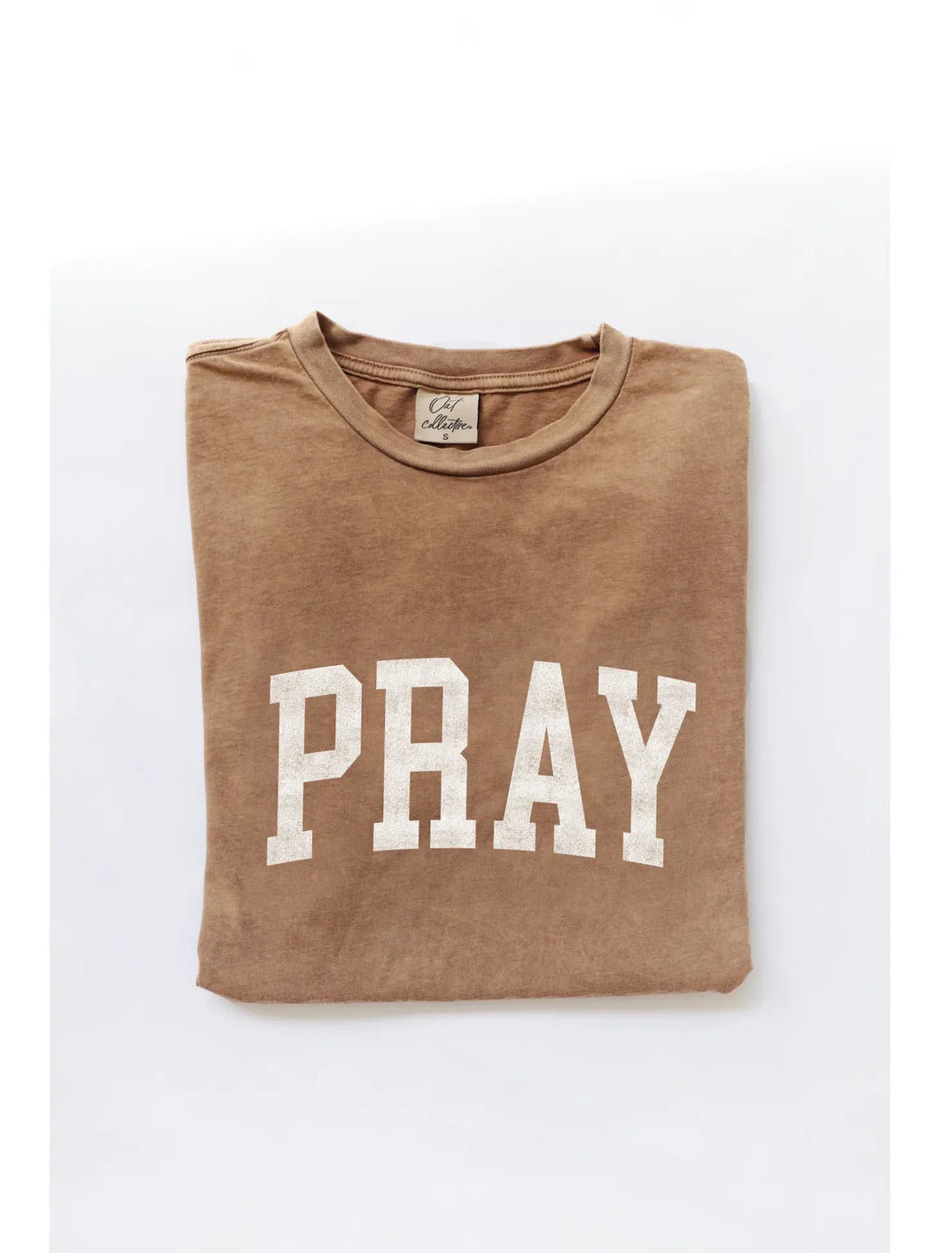 PRAY Mineral Washed Graphic Tee