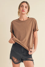 Load image into Gallery viewer, Mali Short Sleeve Top - Mocha
