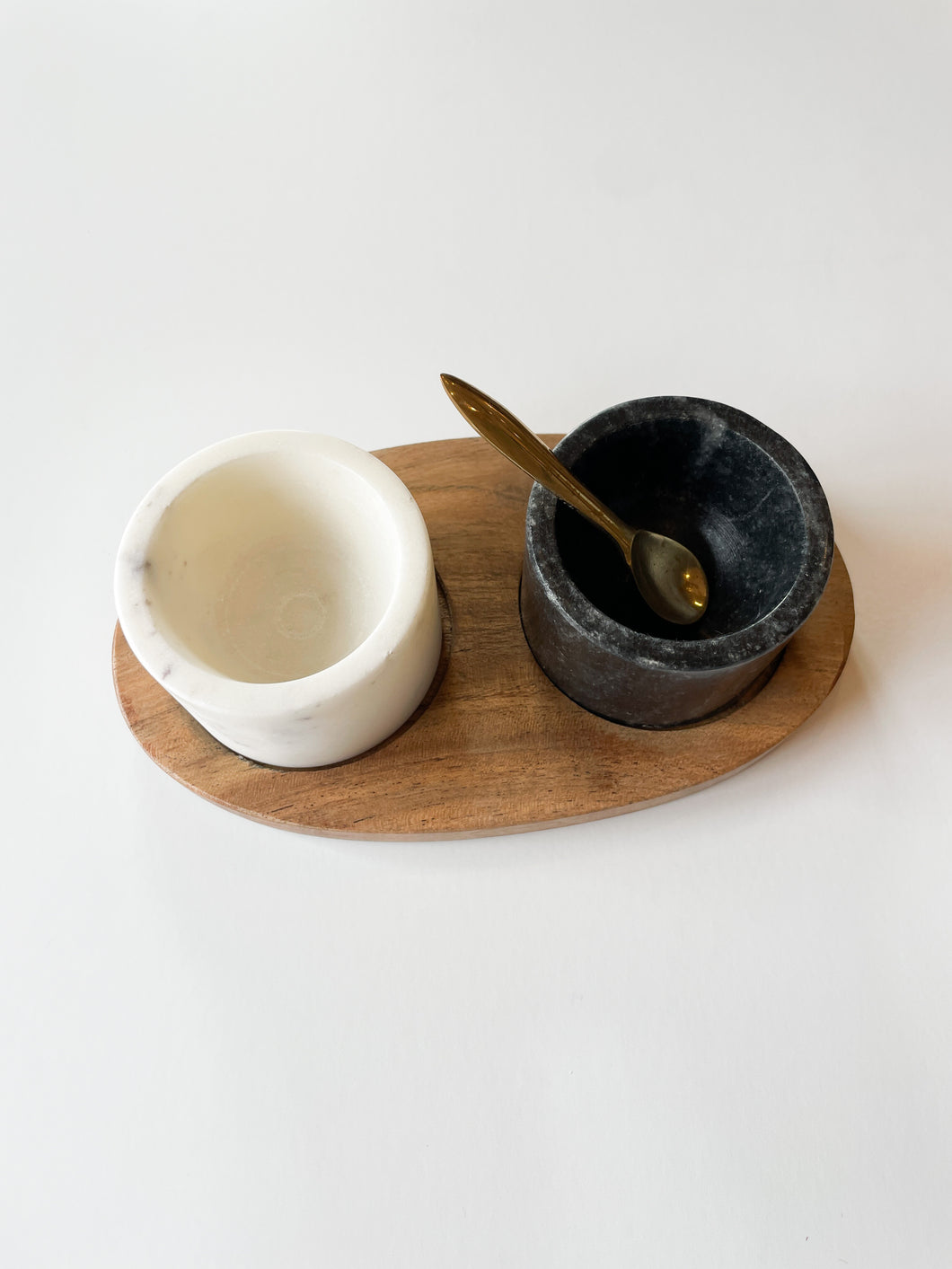 Marble Bowls w/ Mango Tray