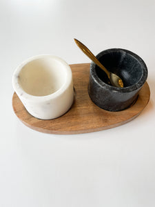 Marble Bowls w/ Mango Tray