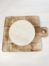 Load image into Gallery viewer, 7&quot; Round Marble Trivet
