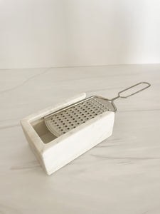 Marble & Stainless Cheese Grater