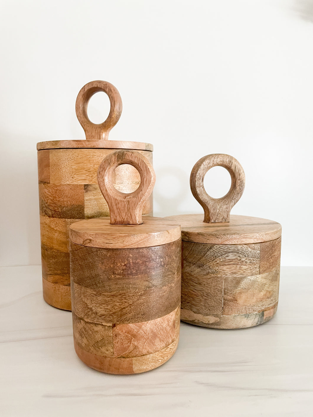 Mango Wood Canister